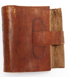 Qur'an bound in leather cover